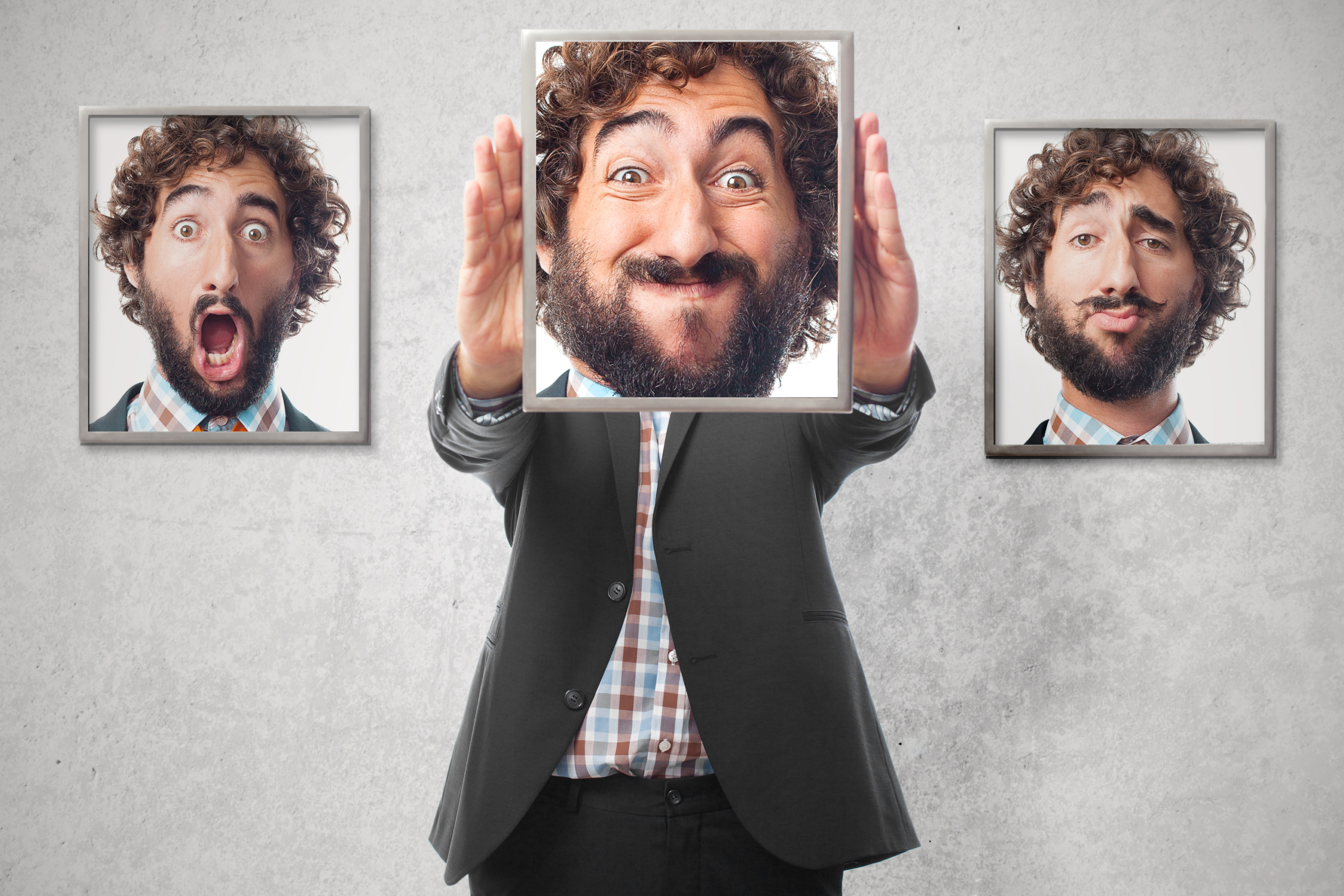 young man expressions